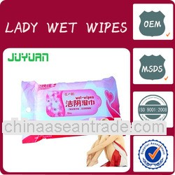 Lady's Cleanliness Wet Wipes lady cleaning wet wipes/women privates wet wipes
