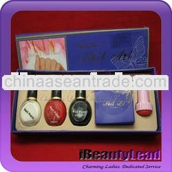 Latest popular nail art set with stamping image plate