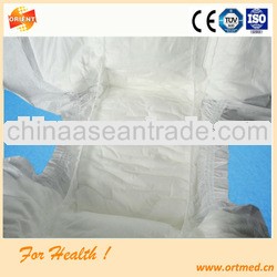 Plain woven PE film waterproof adult incontinence diaper