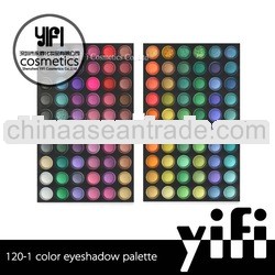 Professional!120-1 color eyeshadow glitter shimmer powder