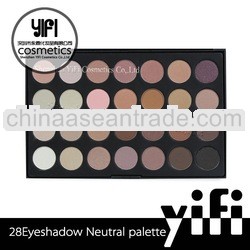 Professional! 28 Neutral Color Eyeshadow Palettecosmetic eyeshadow palette