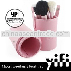 Professional! Miss Yifi 12pcs sweetheart makeup brushes colorful makeup brushes