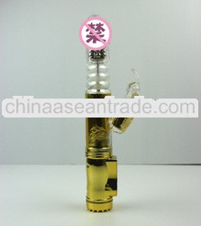 Rechargeable Golden G-spot Rabbit Penis Vibrator Sex Toys