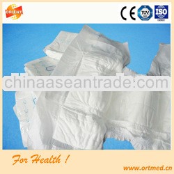 Refastenable tapes PE film waterproof adult incontinence diaper