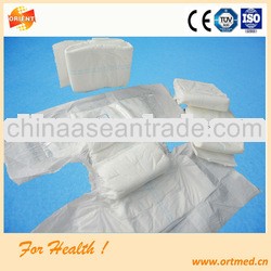 Super absorbent PE film waterproof adult incontinence diaper