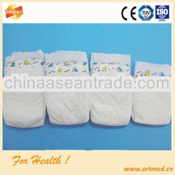 Three sizes ultra thin design and high absorption baby diaper