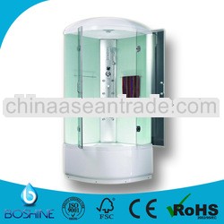 Touch screen control collapsible steam shower bath cabin