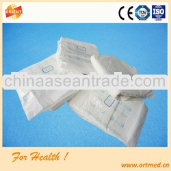 Waist band PE film waterproof adult incontinence diaper
