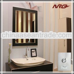 Wall mounted corner mirror