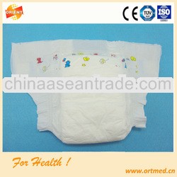 Waterproof backsheet good absorption nappy and diaper