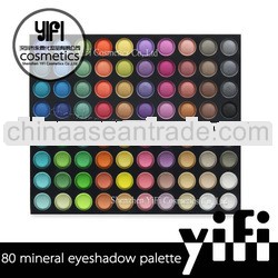 Wholesale!80 color eyeshadow palette high quality cosmetic eyeshadow holder