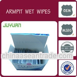 deodorant armpit tissue/ armpit wipes/body wipes