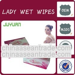 feminine wet tissue/lady cleaning wet wipes/women privates wet wipes