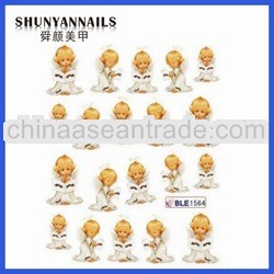 flower Nail water Stickers 3d carbon sticker