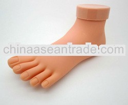 foot shaped nail art artificial practice foot