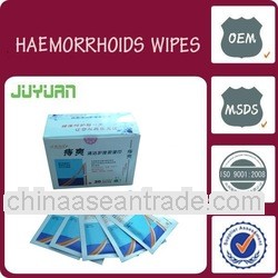 haemorrhoids cleaning wet tissue/ privates wet wipes