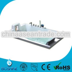 hot bathtub Teak wood skirts whirlpool hot bathtub