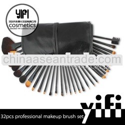 hot sale!Goat hair32pcs black case makeup brush makeup brushes manufacturers china