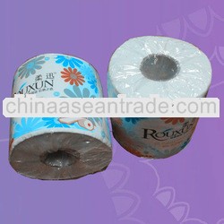 individual wrapped recycled paper toilet paper roll