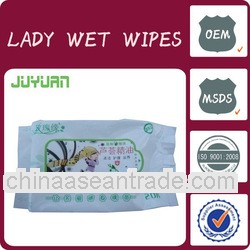 lady cleaning tissue/feminine tissue/lady wet wipes