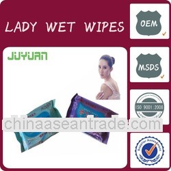 lady privates cleaning wet tissue/women privates wet tissue/lady wipes