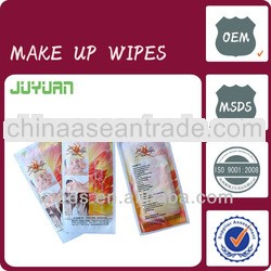 makeup removal wet wipes/ cleansing towelettes