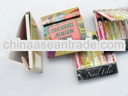 matchbox nail file /6 pcs nail emery boards