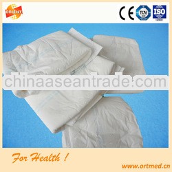 mesh surface PE film PP tapes adult incontinence diaper