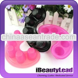 nail soaker bowl with 5 finger wells for nail art