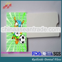 professional manufacture credit card dental floss / flosser