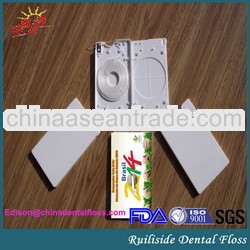professional manufacture waxed ptfe card dental floss/flosser