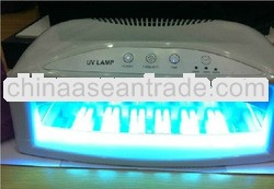 professional uv lamp 54w for 2 hands/2 feet with 6pcs uv bubls