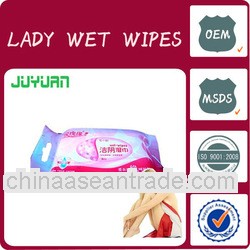refreshing and skincare lady wet wipes/household wet wipe