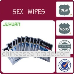 single pack sex delay wipes and OEM welcomed