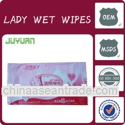 single wipe/lady cleaning wet wipes/women privates wet wipes
