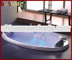 whirlpool spa bathtub built-in for two people