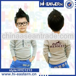 2013 hot selling v neck boys long sleeve shirts wholesale from china