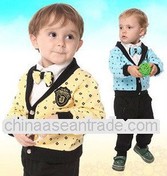2013 new design High quality boy tie gentleman suit