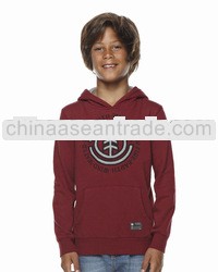 2014 Latest Design Kids Garment Manufactuers Boys Spring Embroidery Pull Over Hoodie