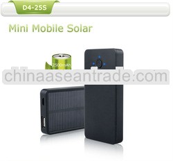 2500mah small size solar chargers for mobile phone for all phones and tablets portable power on the 
