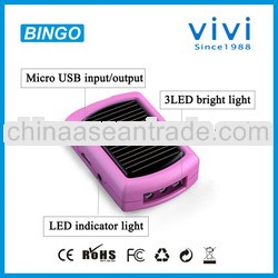 5v dc solar battery charger keychain with battery outdoor lights