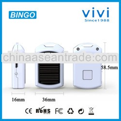 5v micro usb keychain solar battery charger for mobile phone with 3 led lights