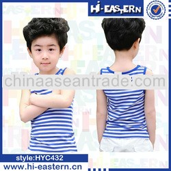 Boy cotton vest T shirt,Bright color fashion T-shirt for cildren