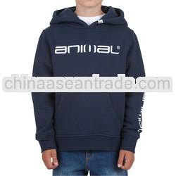 Kids Wear China Clothing Factory Kangaroo Pockets Boy Upstate Lined Hoodie
