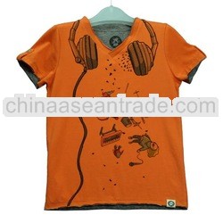 Latest Orange Cool T Shirts for Boys