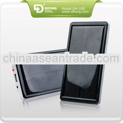 Latest refresh usb solar battery charger, 1850 mah usb solar battery charger supplier