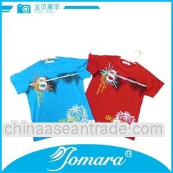 Printed pattern short sleeve boys T-shirts
