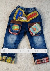 Sample Cartoon Kid Jeans Stylish Kid Clothing