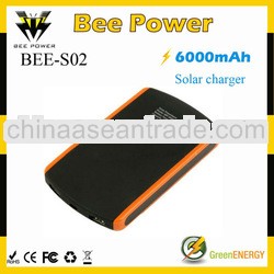 Shenzhen 6000 mAh solar usb charger For Iphone Ipad And Mostly Mobile Phone
