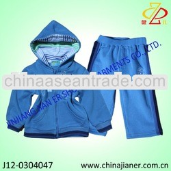 hot sale fashion cotton boy 2pcs set suit